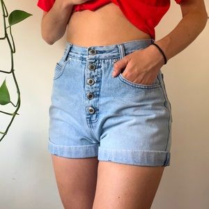 Vintage LA Blues High Waisted shorts